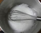 A picture of step 2 of Langue de Chat Cakes (to use up egg whites).