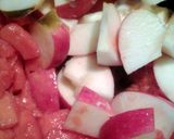 A picture of step 2 of papaya apple barbeque sauce.