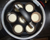 A picture of step 4 of Basic Steamed Bread in the Frying Pan with Pancake Mix.