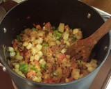A picture of step 2 of Chorizo and Cheese Chowder.