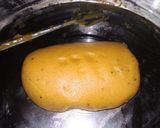 A picture of step 4 of Besan Sev.