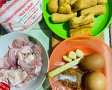 Foto langkah ke 1 dari resep Tahu Bakso Ayam.
