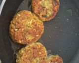 A picture of step 3 of High protein Paneer Sprouts tikki and Dahi tikki Chaat (healthy starter or snack).