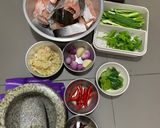 รูปขั้นตอนการทำที่ 1 ของ หมกปลาสวาย