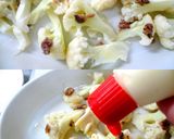 A picture of step 3 of Scorched Cauliflower and Anchovy Mayo Ketchup Stir-Fry.