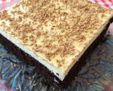 A picture of step 1 of Cheesecake brownies🍰.