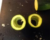 A picture of step 3 of Stuffed Zucchini.