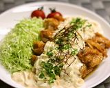 A picture of step 9 of Miyazaki's Specialty Chicken Nanban.