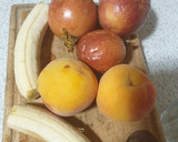 Foto del paso 1 de la receta: Mermelada sin azúcar de Maracuyá, Plátano y melocotón