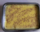 Foto del paso 4 de la receta: Tarta de bizcocho y flan