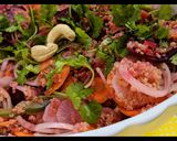 A picture of step 8 of Pink Quinoa salad.