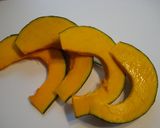 A picture of step 2 of Easy Microwave Kabocha Squash Kinpira for Bentos.