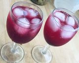 A picture of step 3 of Blueberry Soda Shikanji.