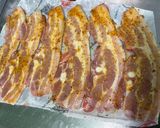 A picture of step 2 of Grilled Marinated Pork Belly with Cherry Tomatoes.