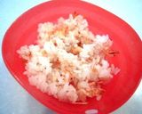 A picture of step 1 of Doll Festival Diamond Shaped Chirashi Sushi.
