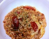 A picture of step 9 of Light and Fluffy Tofu Hamburger Steaks Simmered in Sauce.