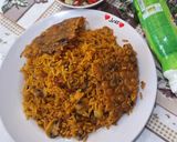 عکس مرحله 5 از دستور قارچ پلو کردی(خارچک پلو)😋
