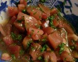 A picture of step 1 of Chilled Tofu With Tomato.