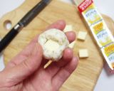 A picture of step 8 of Hanpen Burgers.