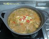 Hình bước làm 8 của món Súp cá Kìm 꽁치추어탕
