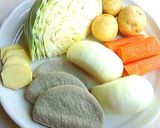 A picture of step 4 of Shikuoka Oden-style Spring Veggie Pot-Au-Feu with Wasabi Sauce.
