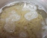 A picture of step 2 of Alferado Penne Pasta with Grilled chicken..