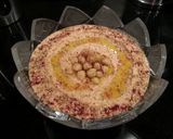 A picture of step 4 of Roasted Red Pepper & Roasted Garlic Hummus w/ Whole Wheat Pita Chips.