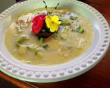 Foto del paso 10 de la receta: Zuppa di fiori di zucca - Sopa de flor de calabaza