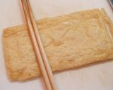 A picture of step 3 of Pan Fried Ground Meat Cutlet Stuffed In Fried Tofu Skin.