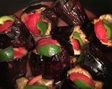 A picture of step 9 of Eggplants with Surprise Meatballs.