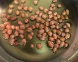 A picture of step 1 of Sabudana with green matar.