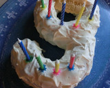 A picture of step 8 of Cookie Ice Cream Cake Decorated For a Birthday.