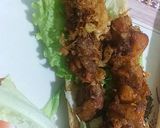 A picture of step 7 of Stickboti sandwich.