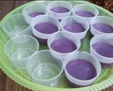 Foto langkah ke 2 dari resep Puding Ubi Ungu Vla Susu Keju.