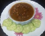 A picture of step 8 of Kala Chana Curry.