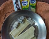 A picture of step 1 of Milky bar bread pudding cups.
