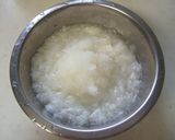 A picture of step 2 of Korean Mochi au Gratin.
