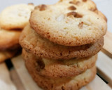 Foto del paso 12 de la receta: Cookies de chocolate blanco y piñones (sin gluten)