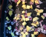 عکس مرحله 1 از دستور خوراک لوبیا با مرغ