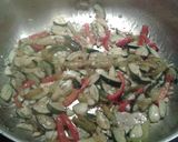 A picture of step 3 of Pasta with olive tapenade.