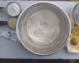 A picture of step 1 of Mandazi.