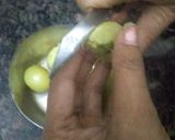 A picture of step 2 of Amla pickle.