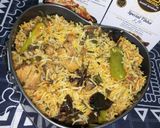 A picture of step 15 of Karachi special Biryani.