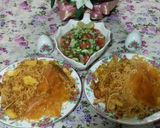 عکس مرحله 1 از دستور ماکارانی با سیب زمینی سرخ شده