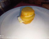 Foto del paso 3 de la receta: Milhojas de patata confitada y bacalao con su salsa pil pil