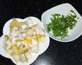 A picture of step 1 of Guava Salad.