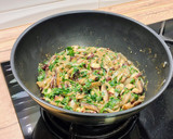 Foto del paso 5 de la receta: Wok de pulpo con shiitake y espinacas