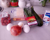 Foto del paso 1 de la receta: Quiche de calabacín y tomatitos