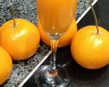 A picture of step 2 of Orange juice.