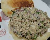 Foto del paso 5 de la receta: Mi versión de arepa reina pepiada🫓🥑🍗